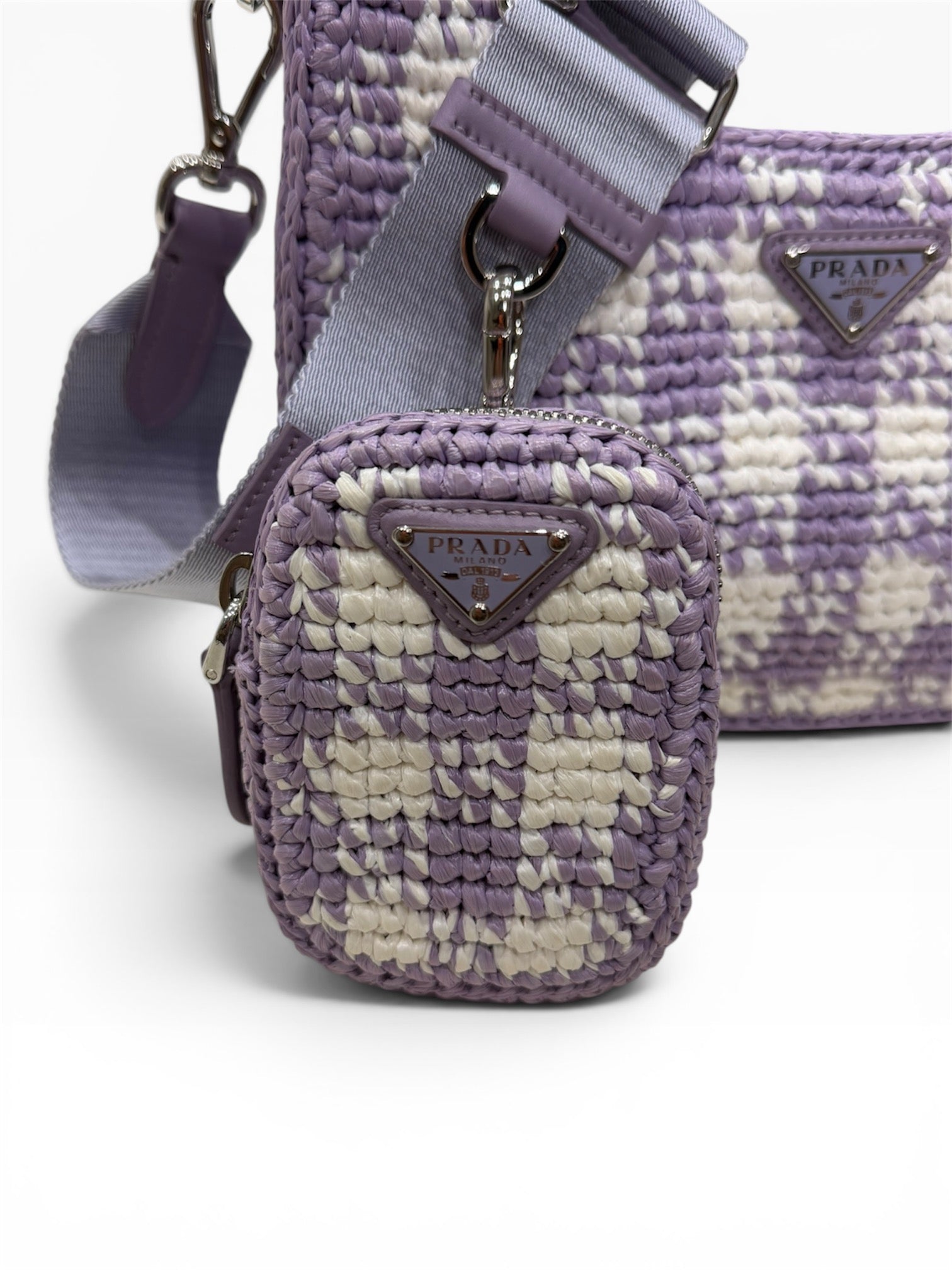 Borsa Prada Re Edition 2005 in Rafia